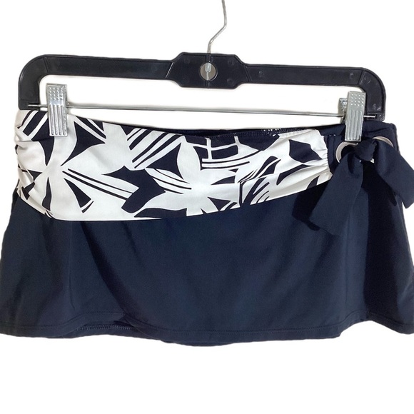 Bleu Rod Beattie Other - Y2K Navy Blue Low Rise Micro Mini Bikini Skort